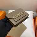 HERMES RoulisSlim Wallet 12.7 Brown Calfskin Ghw