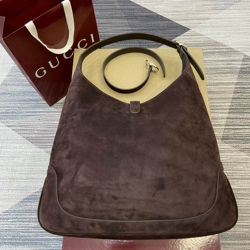 Gucci Jackie Suede Hobo Shoulder Bag