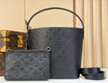 Louis Vuitton Monogram Empreinte Leather Bucket Bag Set (Authentic Pre-Owned)
