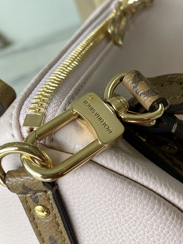 Louis Vuitton Pink and Monogram Shoulder Bag