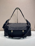 Prada Re-Nylon Large Shoulder Bag — Black