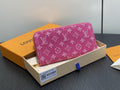 Louis Vuitton Zippy Wallet – Pink Denim Monogram